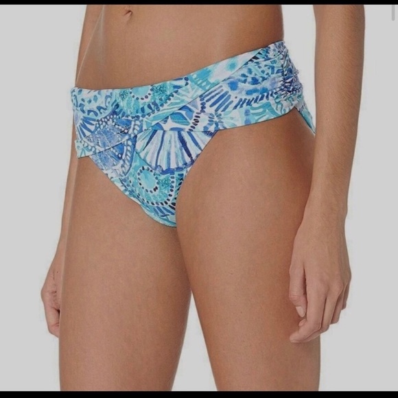 Lilly Pulitzer Other - Lilly Pulitzer Lagoon sarong hipster bottom turquoise oasis 2